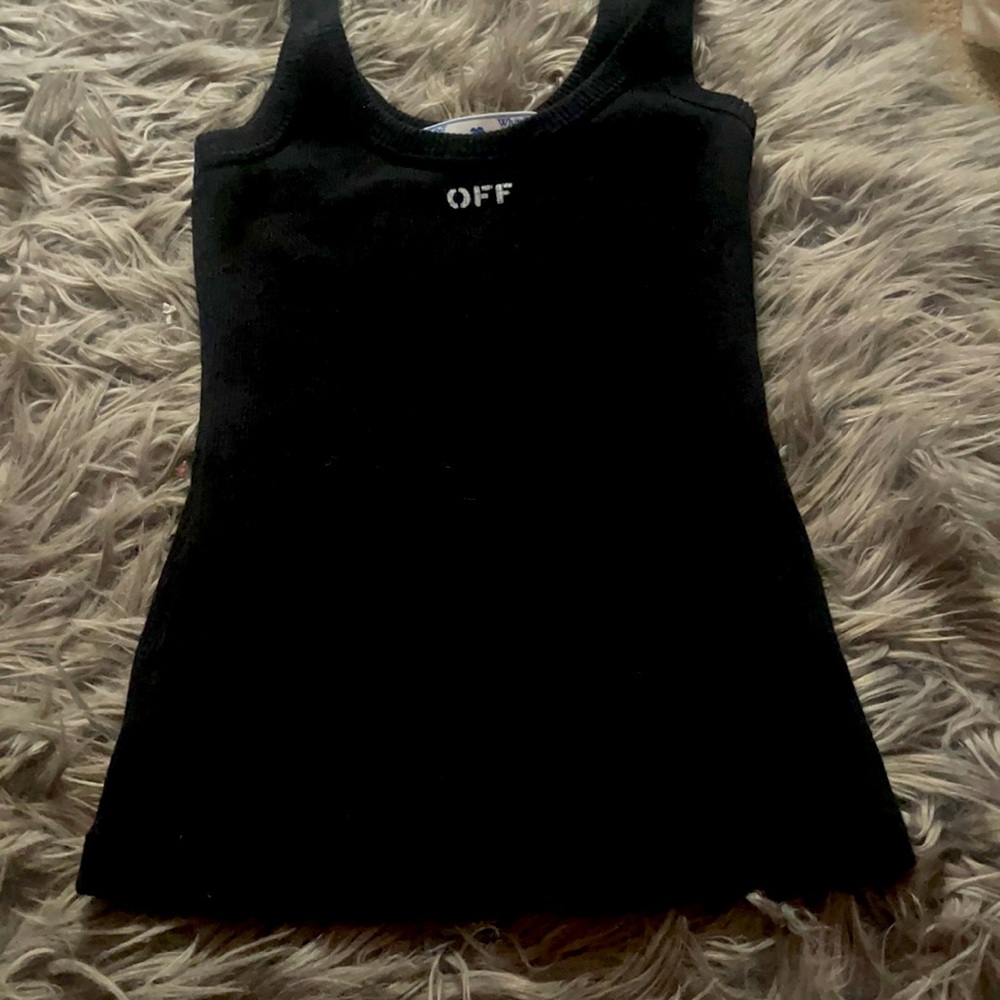 OFF WHITE BLANK TANK